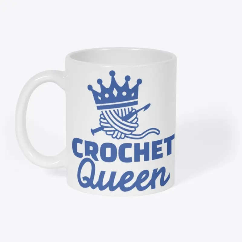 Blue Crochet Queen