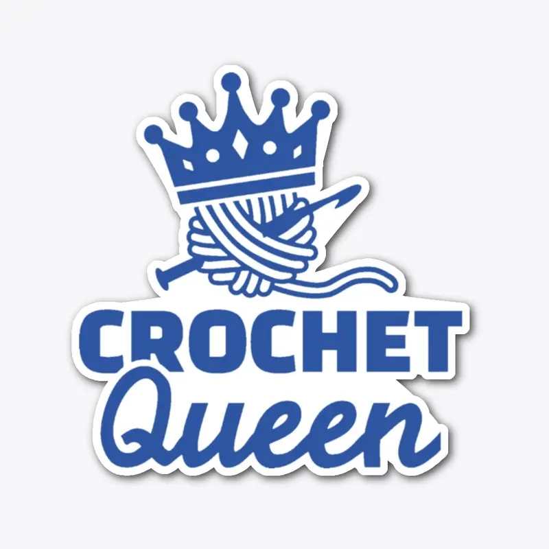 Blue Crochet Queen